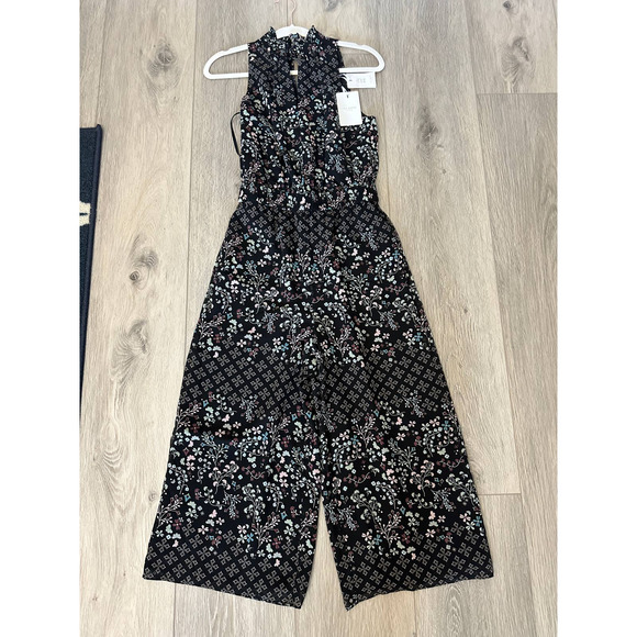 TED BAKER Marcila Hazel High Neck Wide Leg Jumpsuit In Black - Picture 7 of 15